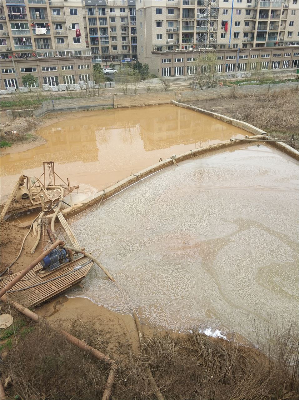 资兴沉淀池淤泥清理-厂区废水池淤泥清淤