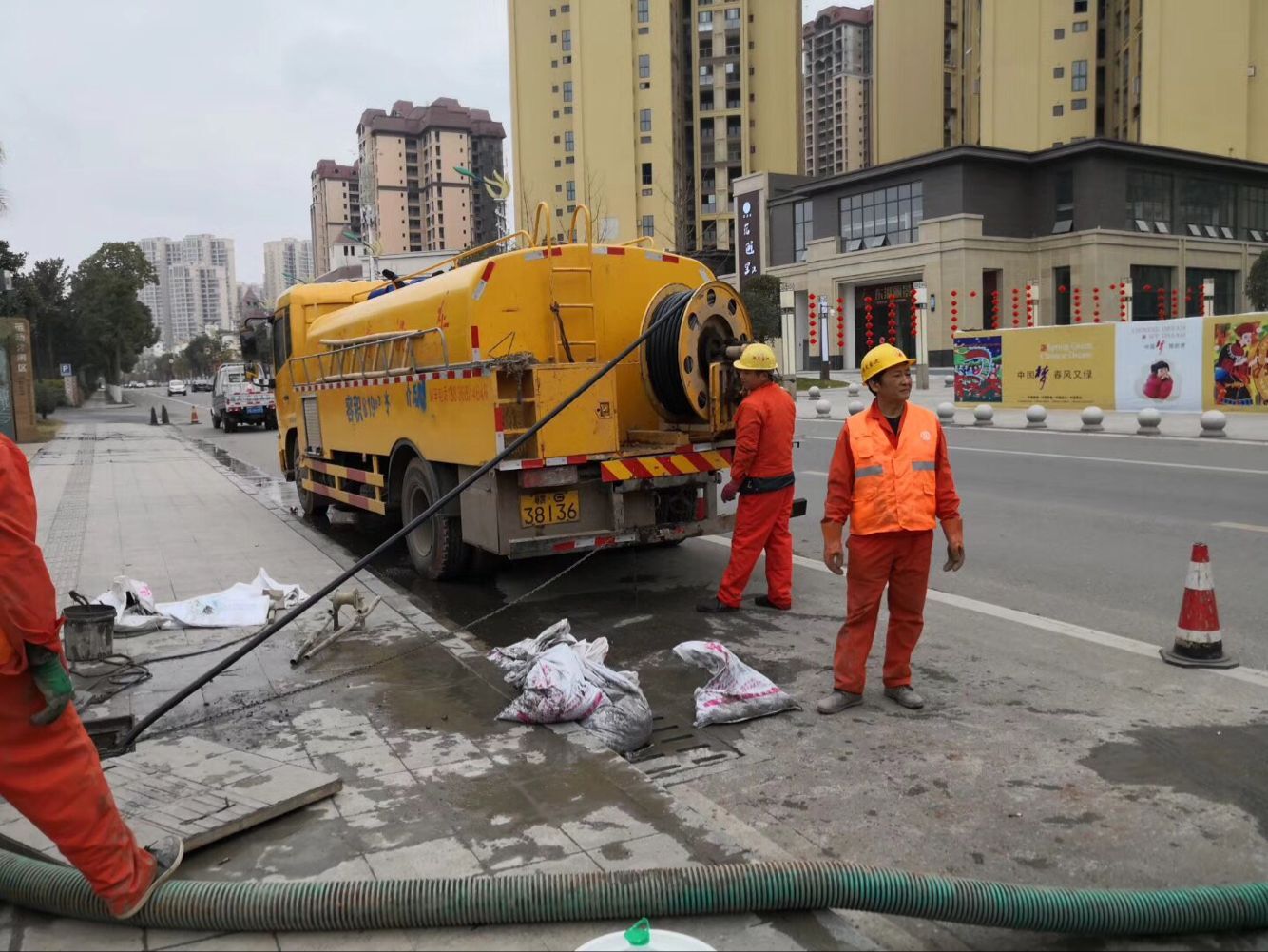 资兴排污管道清淤-管道清洗